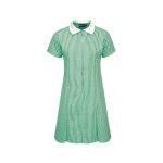 Saxon Primary School Zip Front Summer Dress - green - 3-4-years