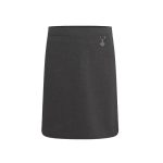 The Echelford Primary School Grey Stretch Heart Skirt - grey - 3-4-years