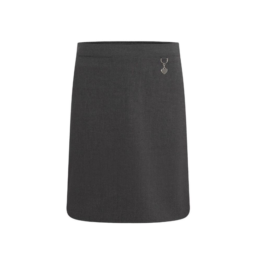 The Echelford Primary School Grey Stretch Heart Skirt - KS Teamwear