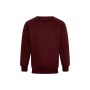 KS PE Collection Premium Junior Crew Neck Sweatshirt *MORE COLOURS AVAILABLE* - maroon - 2-3-years