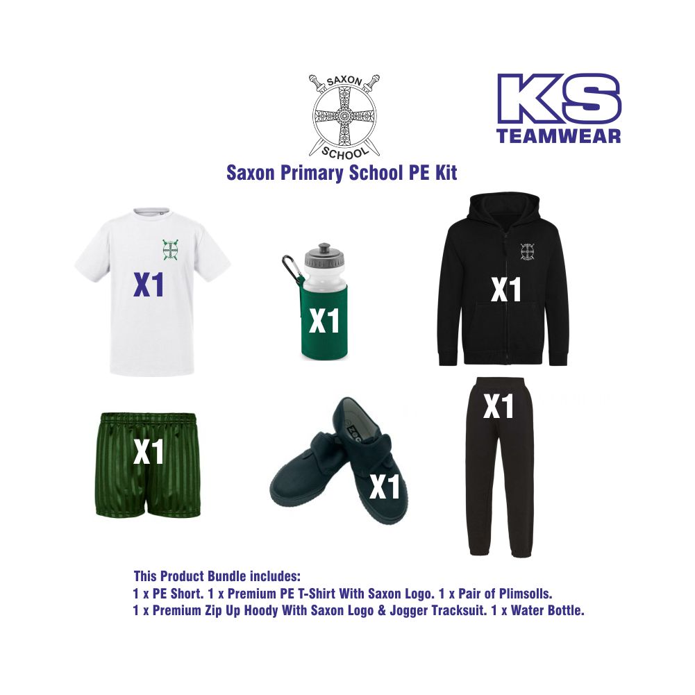 Saxon Primary School PE Kit Bundle KS Teamwear