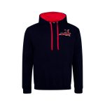 Spelthorne Volleyball Black and Red Contrast Hoody - 3-4-years - junior