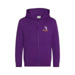 Academy @ CAST Junior Zip Hoodie (Purple) - 3-4-years