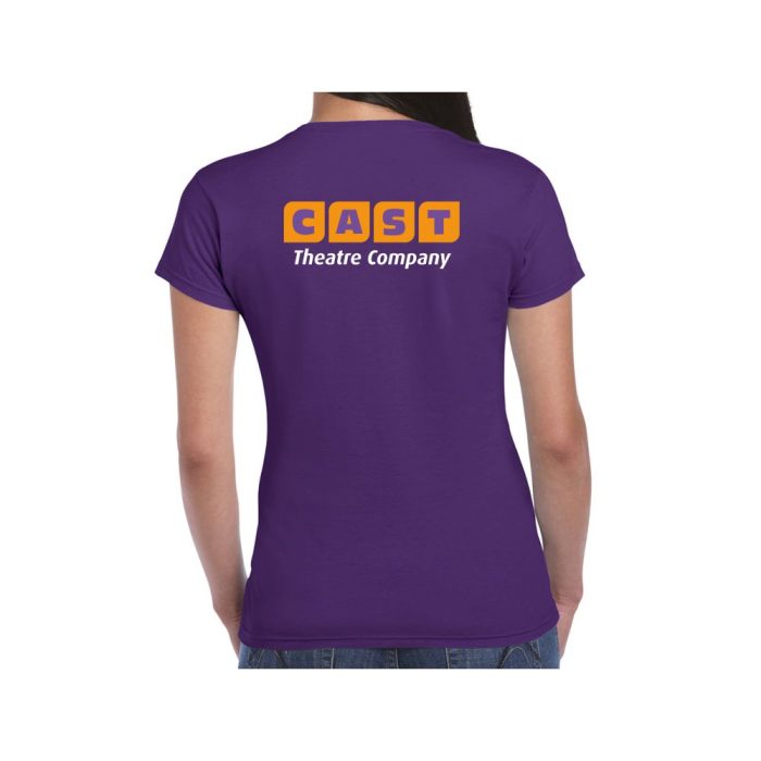 CAST Theatre Company Ladies T-Shirt (Purple)