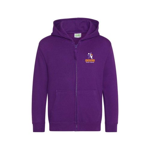 CAST Theatre Company Adult Zip Hoodie (Purple)