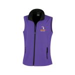 CAST Theatre Company Ladies Soft Shell Bodywarmer (Purple) - l14