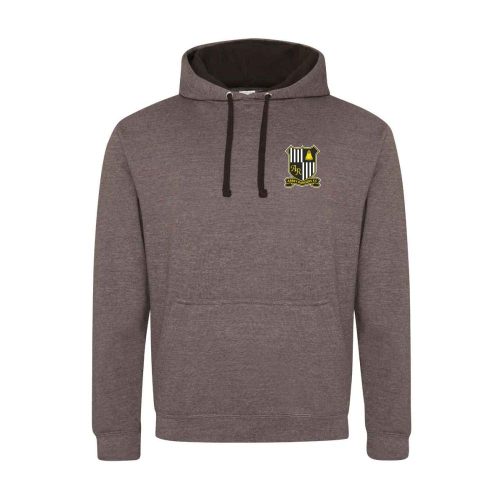 Abbey Rangers FC Contrast Hoody (Charcoal/Black)