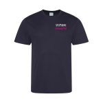 Spelthorne Gymnastics Senior Poly T-Shirt (Navy) - xs - senior