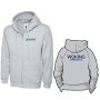 Woking Gymnastics Club ADULT Full Zip Hoodie (VARIOUS COLOURS AVAILABLE) - heather-grey - xs