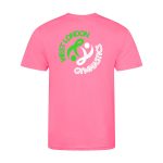 West London Gymnastics Poly T-Shirt (Electric Pink) - junior - 3-4-years