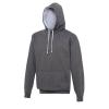 Varsity hoodie Charcoal/Heather Grey