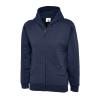 Childrens Classic Full Zip Hooded Sweatshirt Navy