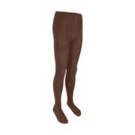 Littleton Infant School Brown Cotton Rich Tights (2 Pack) - 3-4-years