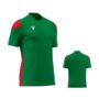 Friday Night 5's (Football) 2-Colour Shirt - JUNIOR - green-red - 3xs