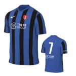 Bracknell Town FC Nike Away Playing Shirt Royal Blue/Black - junior - xsb