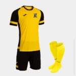 Abbey Rangers FC Lider Set and Yellow Classic II Socks - Training Kit - junior - 6xs